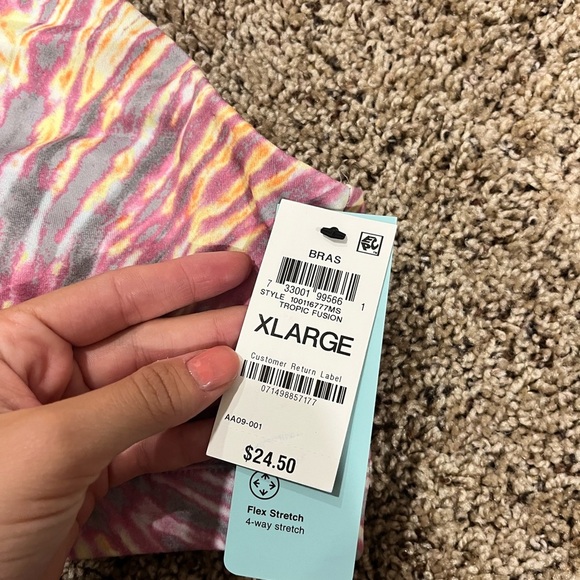 Ideology Tropic Fusion Crossback Sports Bra - Picture 2 of 3